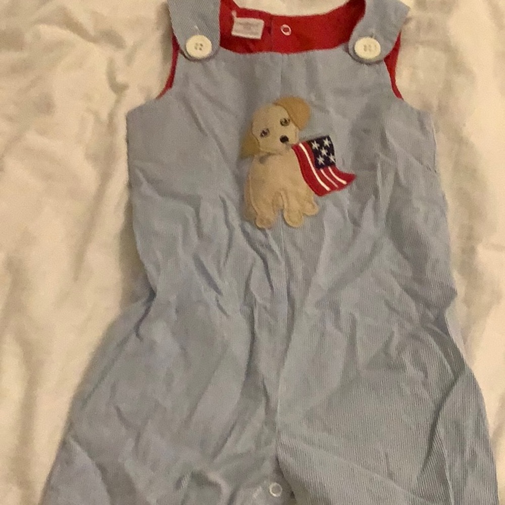 Boys 24 month year-old Fourth of July outfit really cute photo shoot and adorabl